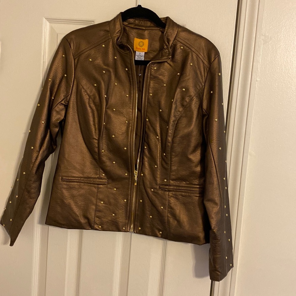 Ruby Red Motorcycle Jacket - image 1